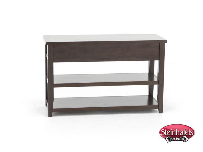 jofran sales inc brown sofa table  image   