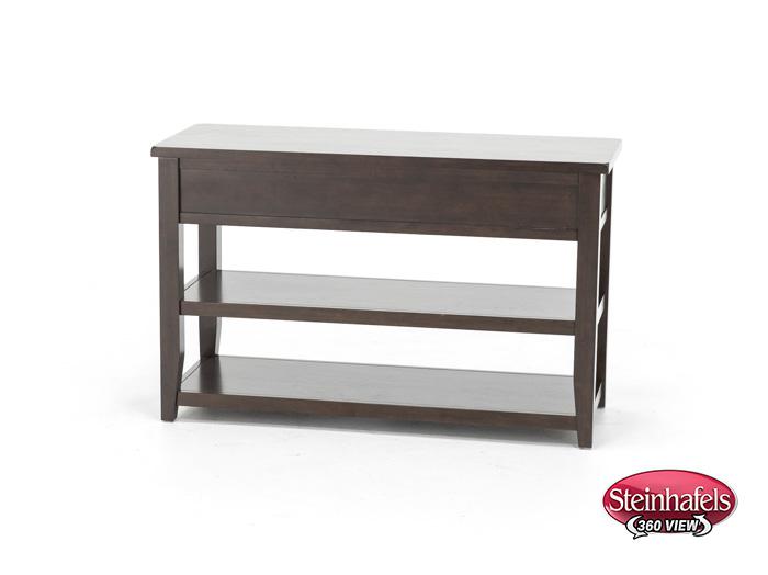 jofran sales inc brown sofa table  image   