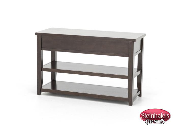jofran sales inc brown sofa table  image   