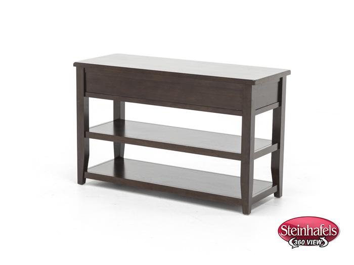 jofran sales inc brown sofa table  image   