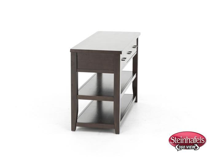 jofran sales inc brown sofa table  image   