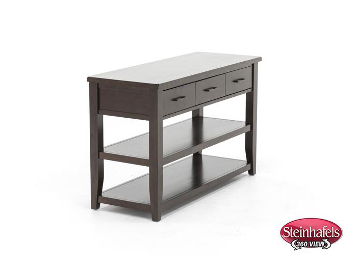 jofran sales inc brown sofa table  image   