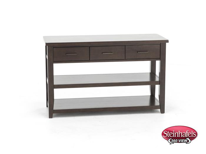 jofran sales inc brown sofa table  image   