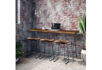 jofran sales inc brown sofa table pkg  