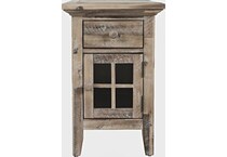 jofran sales inc grey wash chairside table   