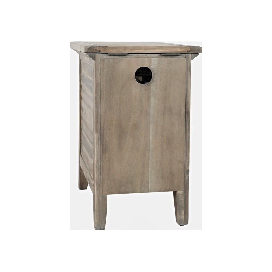 jofran sales inc grey wash chairside table   
