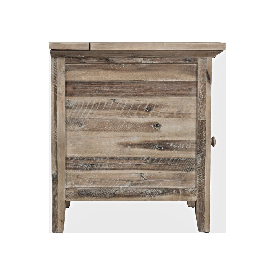 jofran sales inc grey wash chairside table   