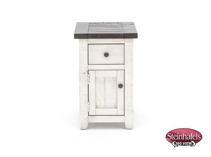 jofran sales inc white end table  image   