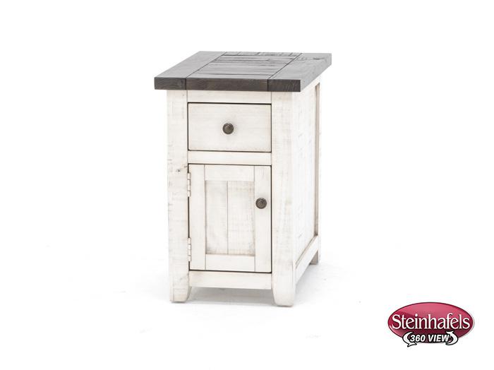 jofran sales inc white end table  image   