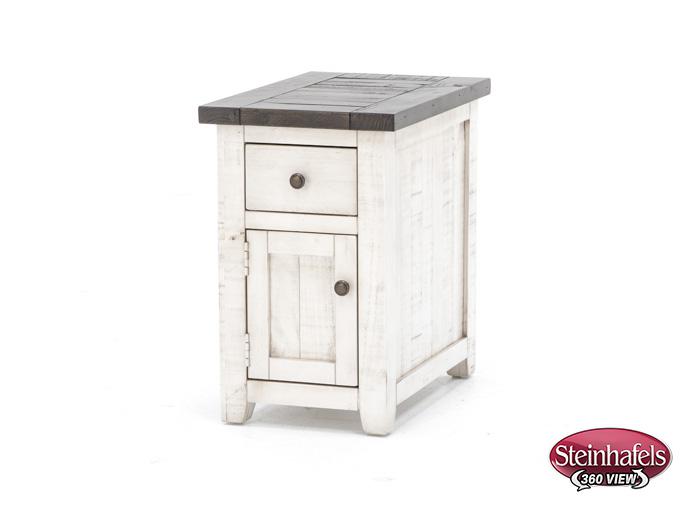 jofran sales inc white end table  image   
