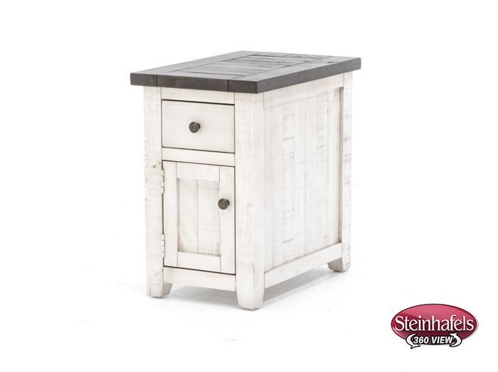 jofran sales inc white end table  image   
