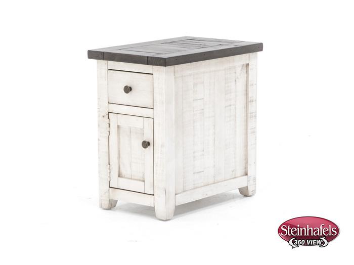 jofran sales inc white end table  image   