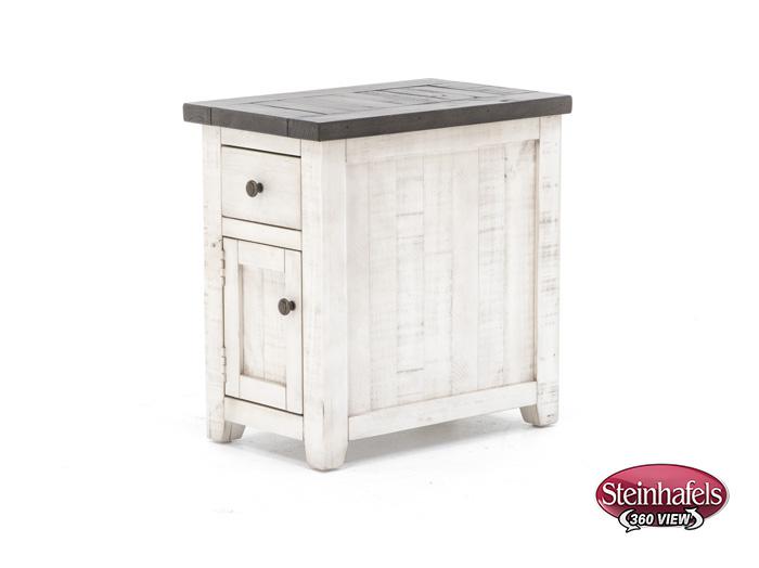 jofran sales inc white end table  image   