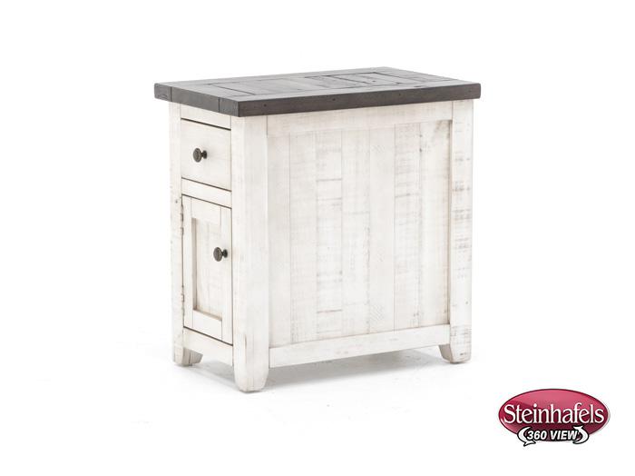 jofran sales inc white end table  image   