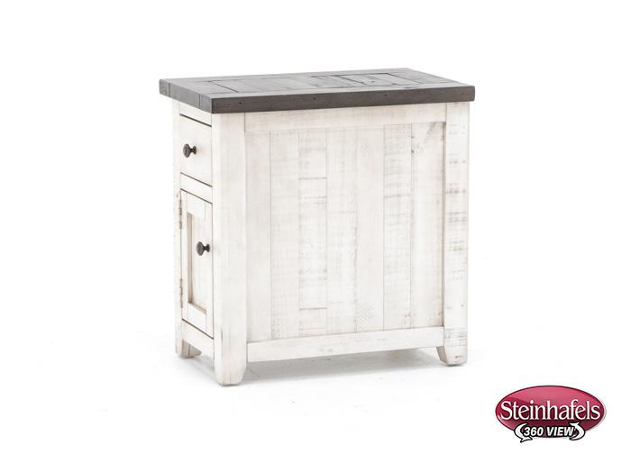 jofran sales inc white end table  image   