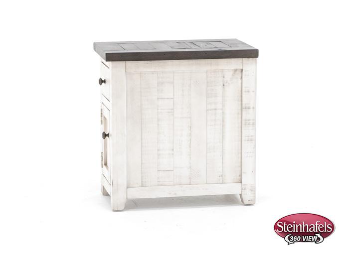 jofran sales inc white end table  image   