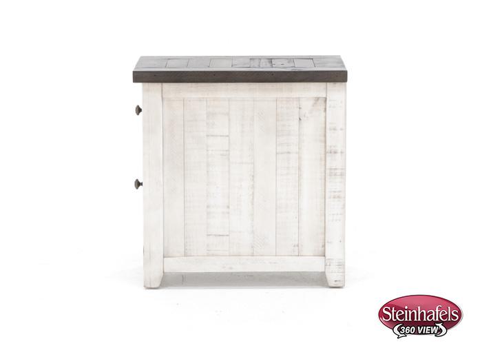 jofran sales inc white end table  image   