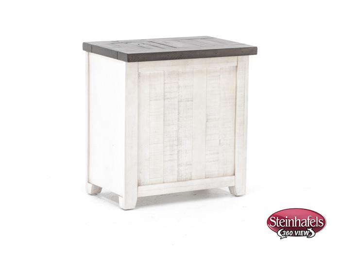 jofran sales inc white end table  image   