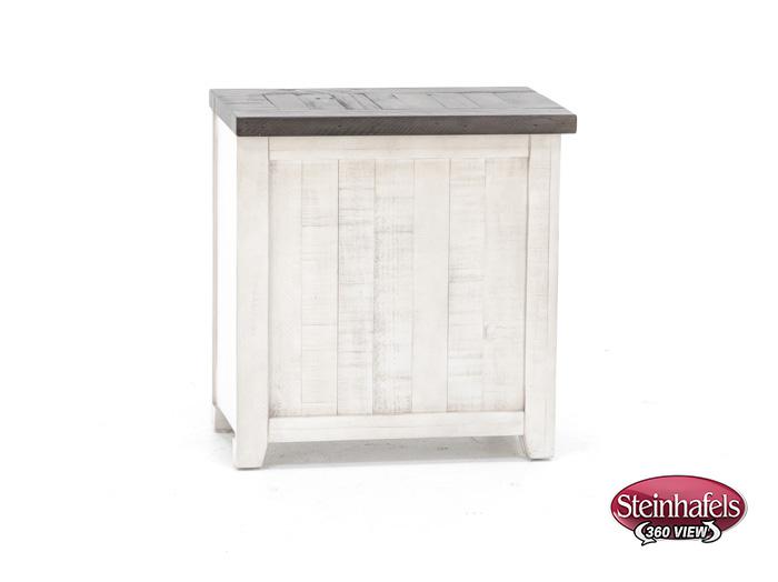 jofran sales inc white end table  image   