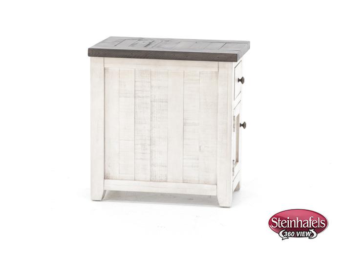 jofran sales inc white end table  image   