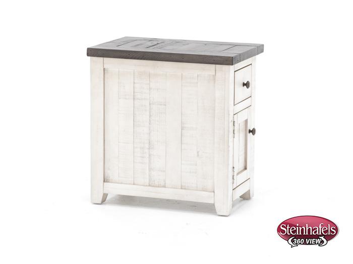 jofran sales inc white end table  image   