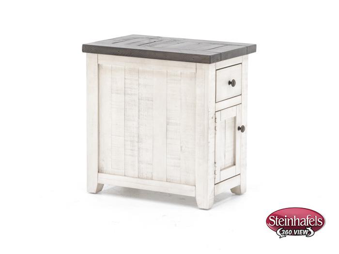 jofran sales inc white end table  image   
