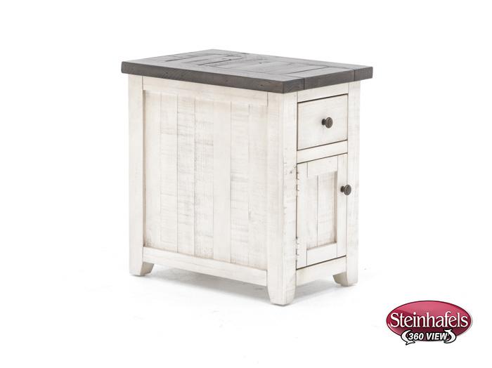 jofran sales inc white end table  image   
