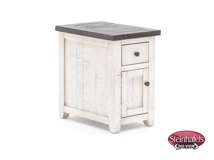 jofran sales inc white end table  image   