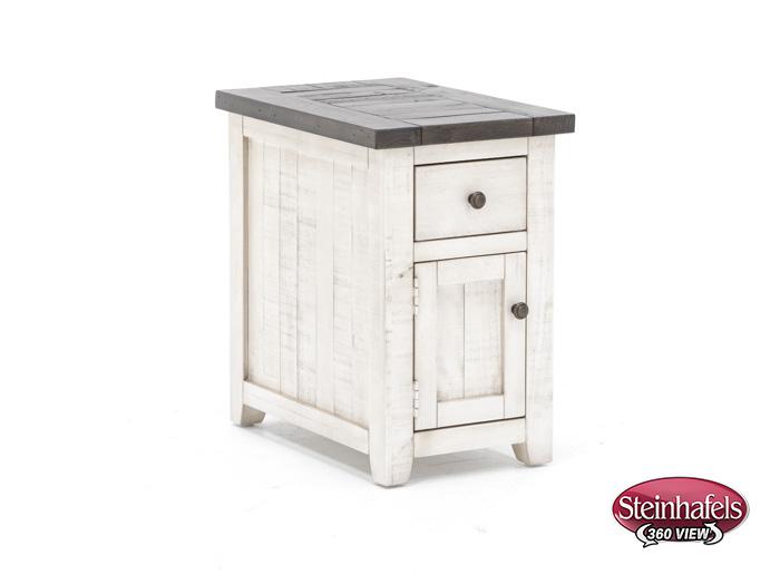 jofran sales inc white end table  image   