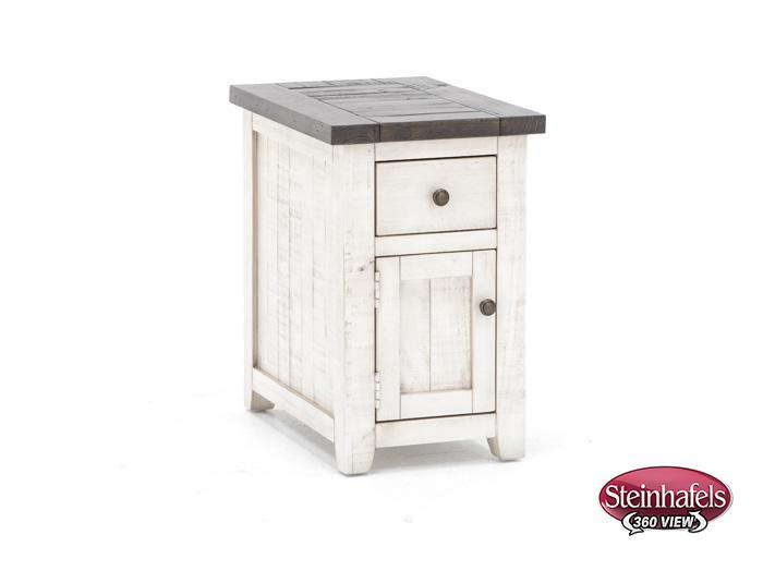 jofran sales inc white end table  image   
