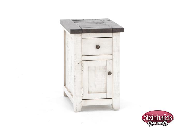 jofran sales inc white end table  image   
