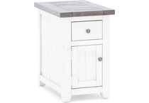 jofran sales inc white end table   