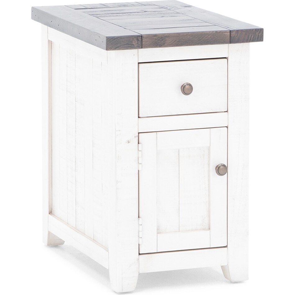 jofran sales inc white end table   