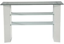 jofran sales inc white sofa table upt  