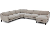 jonathan louis beige sta fab sectional pieces pkg  