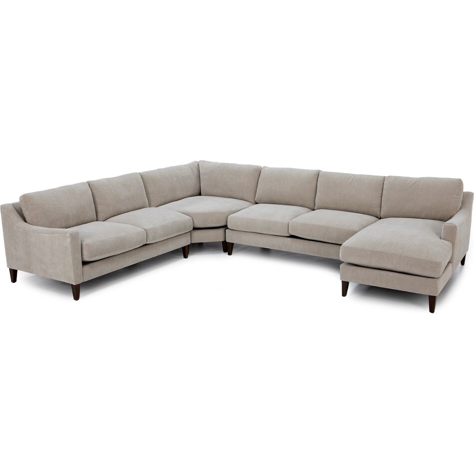 jonathan louis beige sta fab sectional pieces pkg  