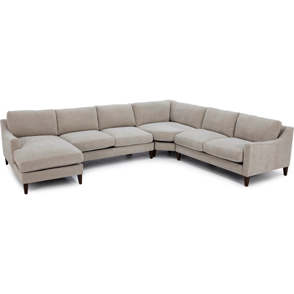 jonathan louis beige sta fab sectional pieces pkg  