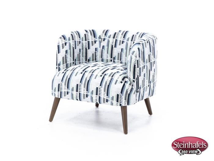 jonathan louis blue accent chair  image   