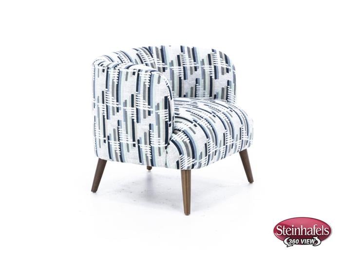 jonathan louis blue accent chair  image   