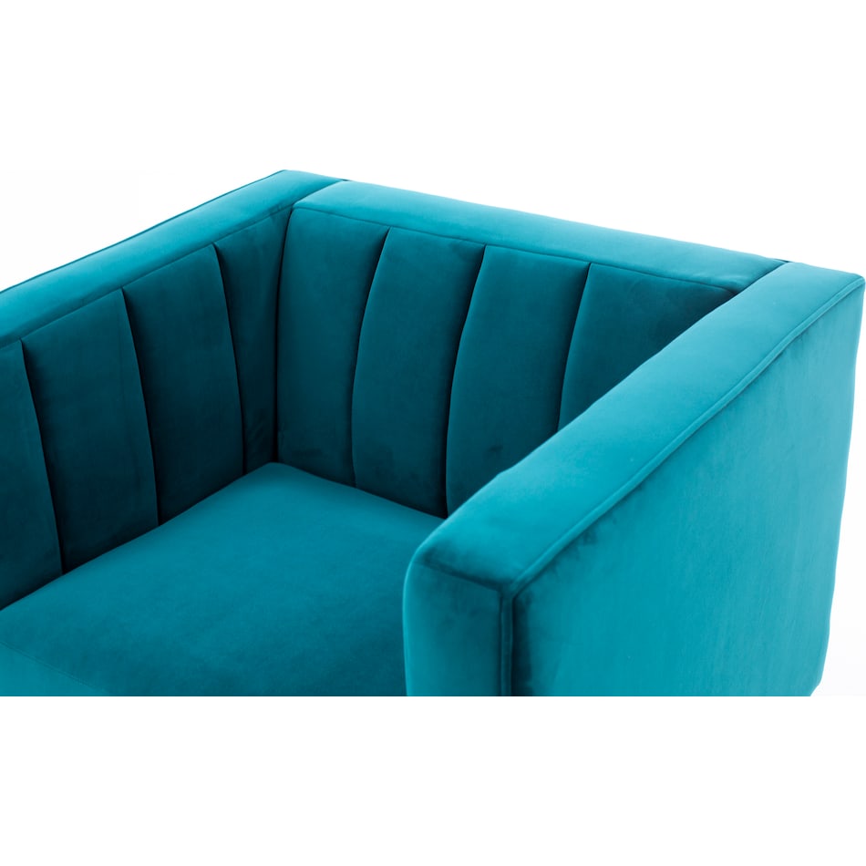 jonathan louis blue chair   
