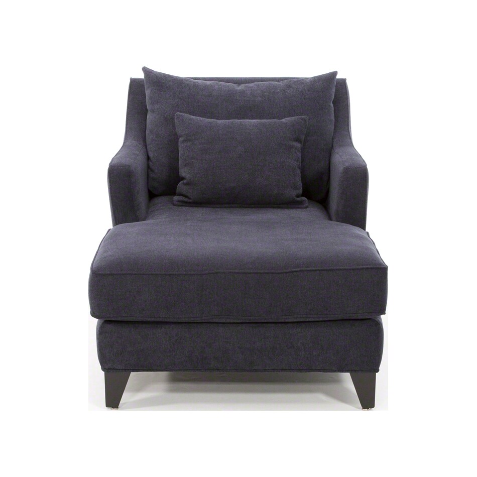 jonathan louis blue chaise   stand alone   