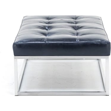 Copley Leather Cocktail Ottoman
