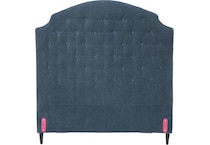 jonathan louis blue king bed headboard   