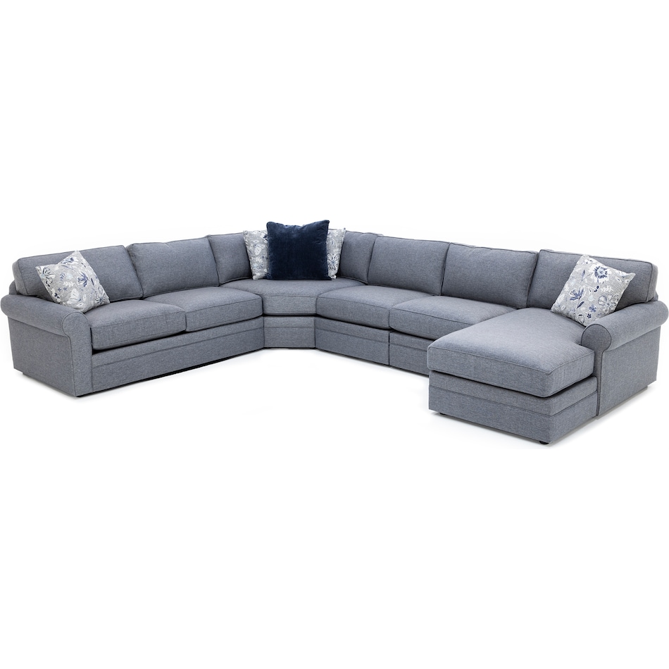 jonathan louis blue sta fab sectional pieces pkg  