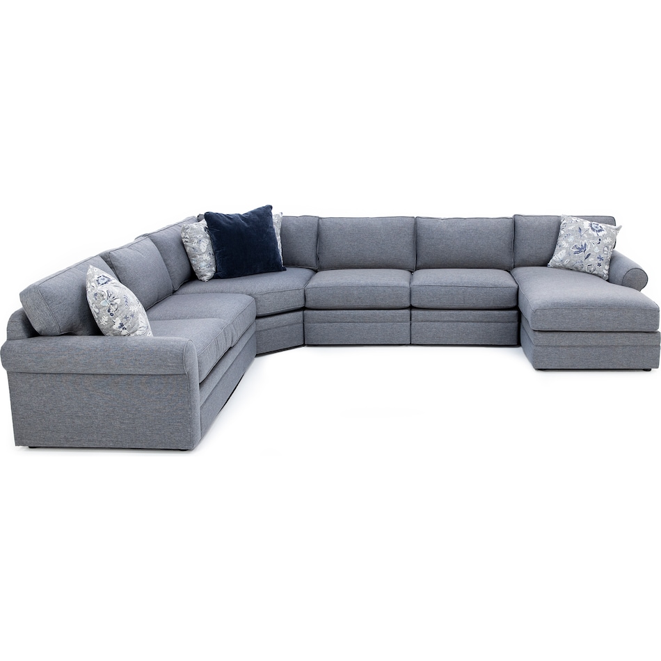 jonathan louis blue sta fab sectional pieces pkg  