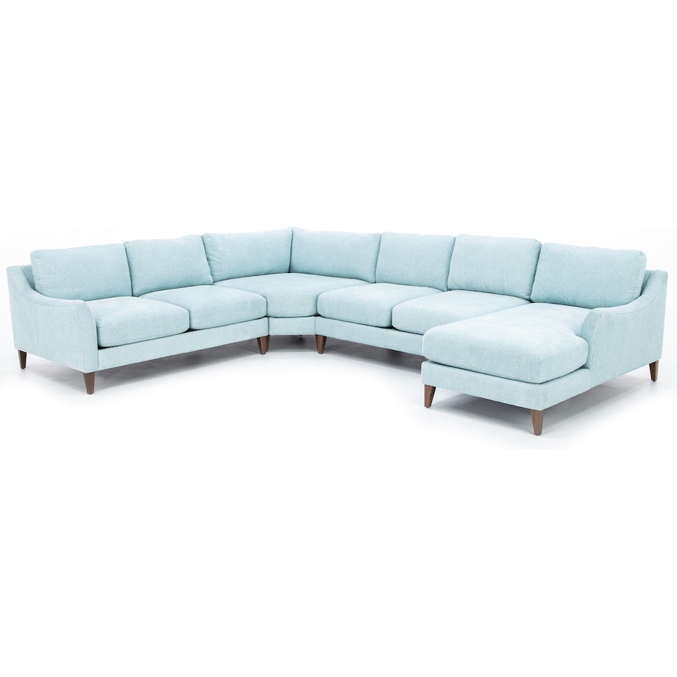 jonathan louis blue sta fab sectional pieces zpkg  