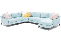 jonathan louis blue sta fab sectional pieces pkg  