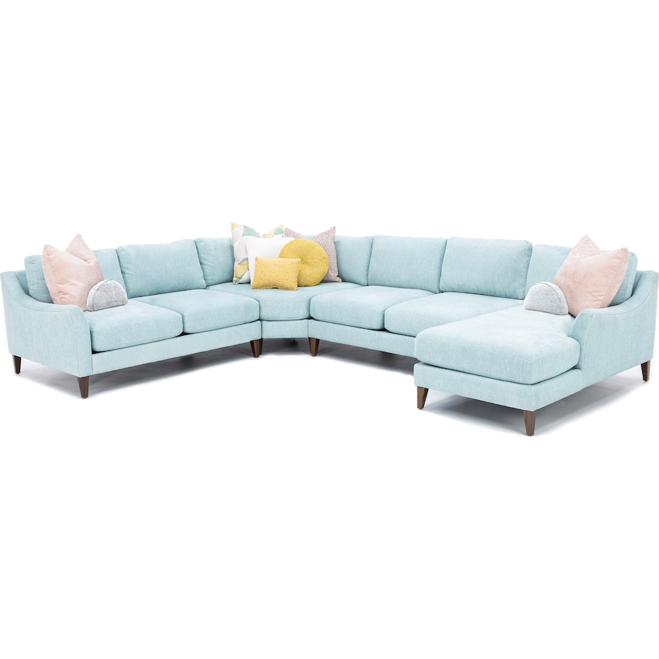 jonathan louis blue sta fab sectional pieces pkg  