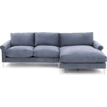 Nikola 2-Pc. Chaise Sofa