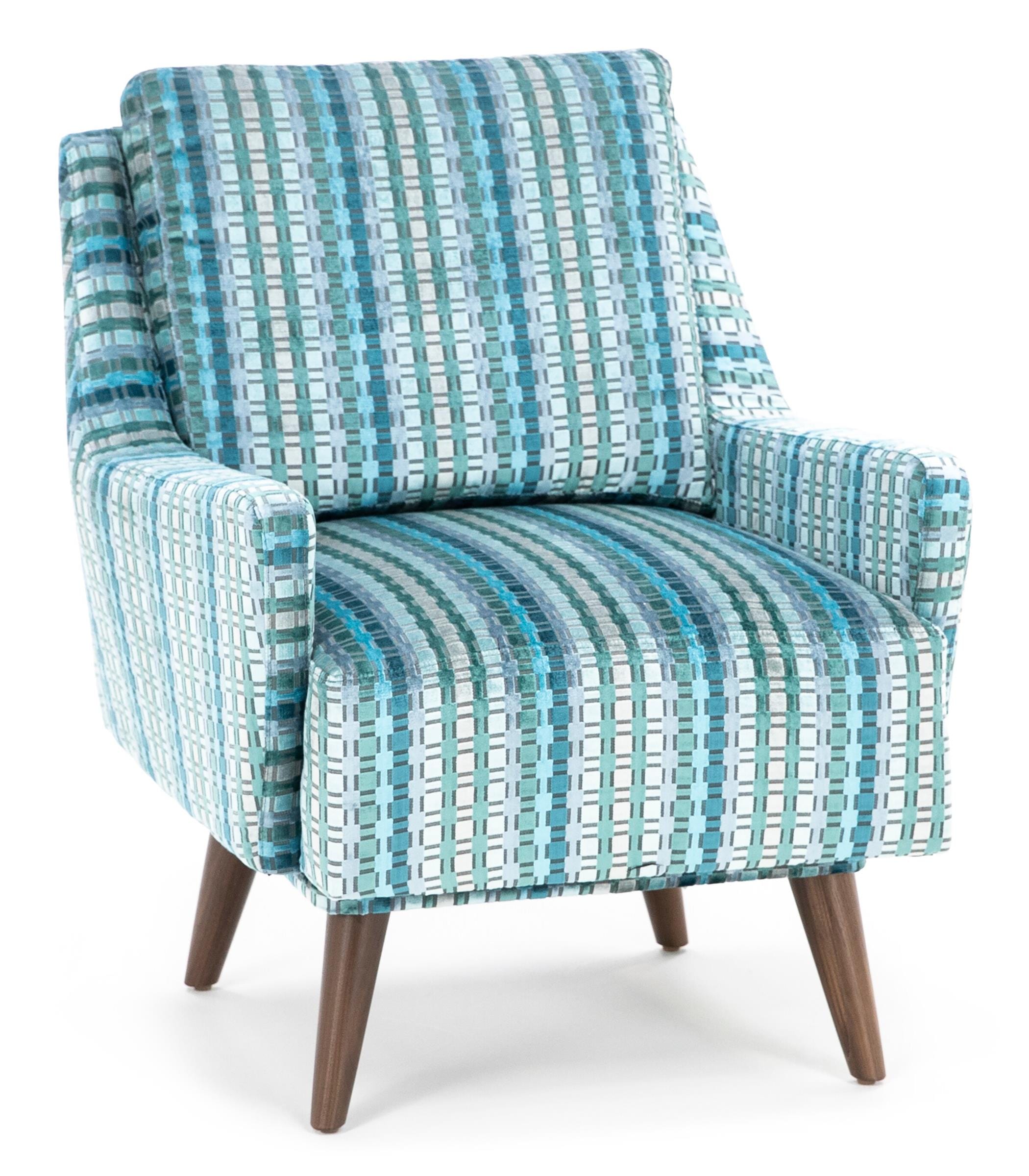 Blue accent swivel online chair